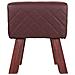 Sgabello Imbottito Marrone 36x30x47h - Foto miniatura 3