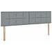 Letto con Contenitore con materasso Grigio chiaro 200 x 200 cm - Foto miniatura 9