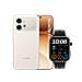 600 5G 512GB 8GB Ram Display 6.57" AMOLED Main Camera 200+12MP Selfie 50MP Dual nanoSim (+eSim) MagicOS 10 Snapdragon 7 Gen4 6400mAh Golden White + Choice Watch 2i Black (Kit) - Foto miniatura 1