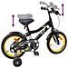 Bicicletta per Bambini 12 Pollici per bambini di 2-4 anni Nero - Foto miniatura 7