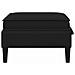 Pouf con Storage Nero Velluto - Foto miniatura 5