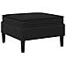 Pouf con Storage Nero Velluto - Foto miniatura 6