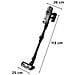 X-Force Flex RH9L55E0 scopa elettrica Aspirapolvere a bastone 2 in 1 Batteria Secco Senza sacchetto 0,65 L Nero - Foto miniatura 2