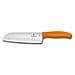 Coltello Santoku con manico Fibrox arancio - Foto miniatura 1