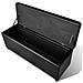 Cassapanca Lunga In Legno Nera - Foto miniatura 5