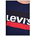 Sportswear Logo Graphic Dress Blue T-shirt Uomo Taglia L - Foto miniatura 5