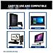 Talk Microfono Usb Da Tavolo Per Pc E Mac - Da Scrivania Compatibile Con Tutti I Computer - Microfono Desktop Professionale - Audio Ad Alta Definizione - Nero - Foto miniatura 8