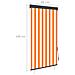 Tenda A Rullo Per Esterni 80x250 Cm Bianca E Arancione - Foto miniatura 8