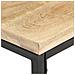 Tavolino Laterale 40x40x35 Cm In Legno Massello Di Mango - Foto miniatura 3
