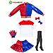 Costume Crazy Queen Tg. 6/7 Anni Carnevale - Foto miniatura 4