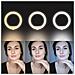Asta Da Selfie Smartphone Ring Light Treppiedi Comando Bluetooth Nera - Foto miniatura 6