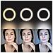 Asta Da Selfie Smartphone Ring Light Treppiedi Comando Bluetooth Nera - Foto miniatura 3