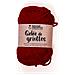 Filato Di Cotone Speciale Per Uncinetto E Amigurumi 55 M - Rosso Bordeaux - Foto miniatura 1
