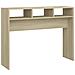 Tavolino Consolle Rovere Sonoma 105x30x80 cm Legno Multistrato - Foto miniatura 2
