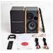 R1280dbs Altoparlante Wireless 2.0-42 W Rms Bluetooth Legno Con Venature - Foto miniatura 6