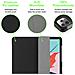 Cadorabo Custodia Per Tablet Compatibile Con Apple Ipad Pro 11 (11"" Zoll) 2020 In Nero Satin - Coperchio Protettiva Ultra Sottile Con Funzione Auto Wake Up E Stand - Foto miniatura 2