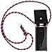 Catena Di Telefoni Cellulari Compatibile Con Huawei Nova 2 In Arancio Blu Bianco - Coperchio Protettivo In Silicone Con Anelli D'argento, Cinturino In Corda E Custodia Staccabile - Foto miniatura 1