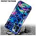 Custodia Compatibile Con Apple Iphone 12 Pro Max In Marmo Rosa Blu No. 17 - Coperchio Protettivo In Silicone Tpu Con Motivo A Mosaico - Foto miniatura 4