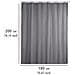 Tenda Doccia, Tessuto, Grigio, 180x200 Cm, Venko - Foto miniatura 3