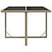 Set Da Pranzo Per Giardino 9 Pz Con Cuscini In Polyrattan Beige - Foto miniatura 10