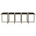 Set Da Pranzo Per Giardino 11pz Con Cuscini In Polyrattan Beige - Foto miniatura 7