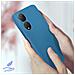 Cover Per Honor X7 In Silicone Semi-rigido Soft-touch Azzurra - Foto miniatura 3
