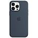 Custodia Magsafe In Silicone Per Iphone 14 Pro Max - Blu Tempesta - Foto miniatura 3