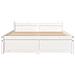 Giroletto Bianco in Legno Massello 120x190 cm Small Double - Foto miniatura 3