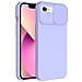 Custodia Tpu Silicone Cover Case Per Apple Iphone 7 Plus - 8 Plus Lilla - Foto miniatura 1