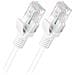 Cavo Di Rete Ethernet Utp Cat. 5e Bianco 3m - Foto miniatura 3