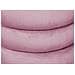 Pouf Salotto Camera Rotondo Imbottito Modello Velvet Creamy Tinta Unita Pouf Cipria - Foto miniatura 4