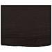 Piano Tavolo Marrone 60x50x (2-4) cm Rovere Massello Trattato - Foto miniatura 3
