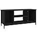 Mobile Porta Tv Nero 102x35x45 Cm In Legno Multistrato - Foto miniatura 2