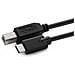 W127021091 Cavo Usb 3 M Usb 2.0 Usb C Usb B Nero - Foto miniatura 1