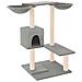 Albero Per Gatti Con Tiragraffi Grigio Chiaro 82 Cm - Foto miniatura 1