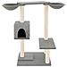 Albero Per Gatti Con Tiragraffi Grigio Chiaro 82 Cm - Foto miniatura 2
