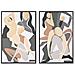Quadro Home Esprit Scandinavo Donne 63 X 4,5 X 93 Cm (2 Unità) - Foto miniatura 1