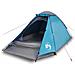 Tenda Da Campeggio A Cupola Per 2 Persone Blu Impermeabile - Foto miniatura 1