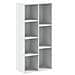 Libreria Bianca 50x25x105 Cm In Legno Multistrato - Foto miniatura 2