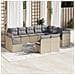 Set Divani Da Giardino 12 Pz Con Cuscini Beige In Polyrattan - Foto miniatura 1