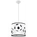 Lampada A Sospensione Football A 30 Sl. 1424 - Moderno Lampade A Sospensione Bianco Nero 82x30x30 Cm - Foto miniatura 1