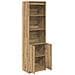 Credenza Rovere Artigianale 50x35x180 cm in Legno Multistrato - Foto miniatura 6
