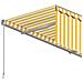 Lusso Casadino -  Tenda Retrattile Automatica Con Parasole 5x3m Gialla Bianca - Foto miniatura 4
