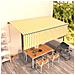 Lusso Casadino -  Tenda Retrattile Automatica Con Parasole 5x3m Gialla Bianca - Foto miniatura 8