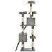 Lusso Casadino -  Albero Per Gatti Con Tiragraffi In Sisal 170 Cm Grigio - Foto miniatura 4