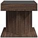 Tavolino Salotto con LED Rovere Marrone 50x50x45 cm Multistrato - Foto miniatura 7