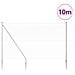 Recinzione Esagonale 1.6x10 m Acciaio Zincato, Paletti per Recinzione  con Picchetto 7 pcs Ø32 mm 180 cm Acciaio Zincato - Foto miniatura 3