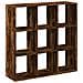 Libreria Divisorio Rovere Fumo 102x29x103,5 cm in Truciolato - Foto miniatura 1