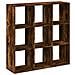 Libreria Divisorio Rovere Fumo 102x29x103,5 cm in Truciolato - Foto miniatura 7