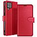 Custodia A Portafoglio Per Galaxy A12 / M12 Con Supporto E Linguetta Magnetica, Rosso - Foto miniatura 1